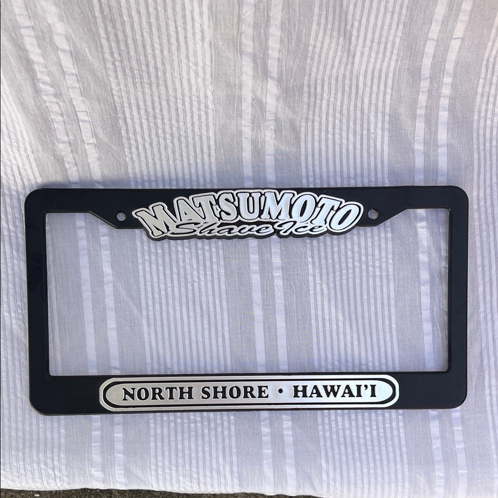 Matsumoto Shave Ice  License Plate Frame